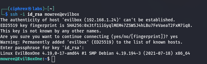 EvilBox One: Walkthrough - Illustration