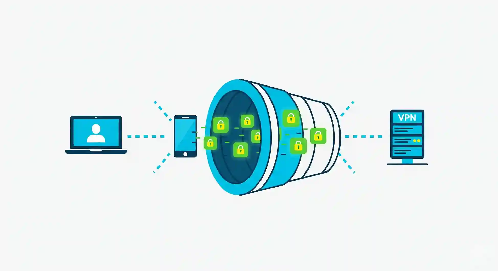 What is a VPN & How It Works in 2025 - Illustration