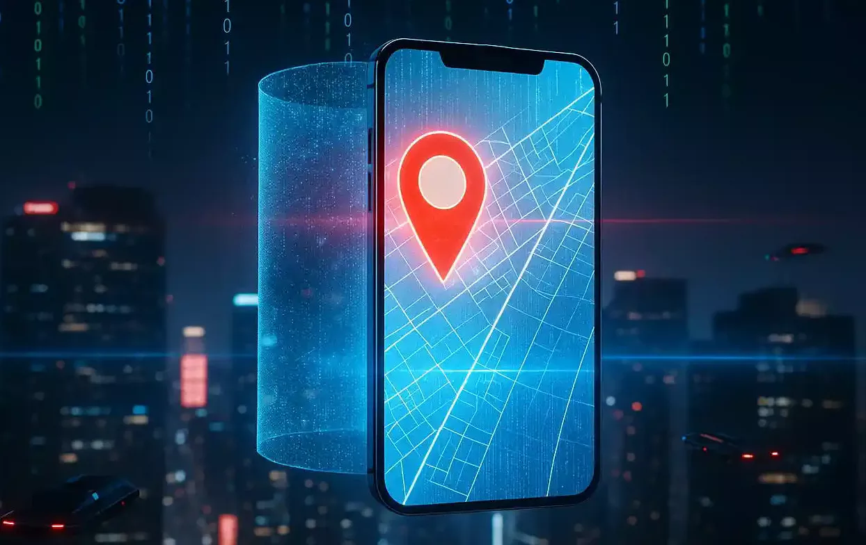 How Hackers Track Your Location - Illustration