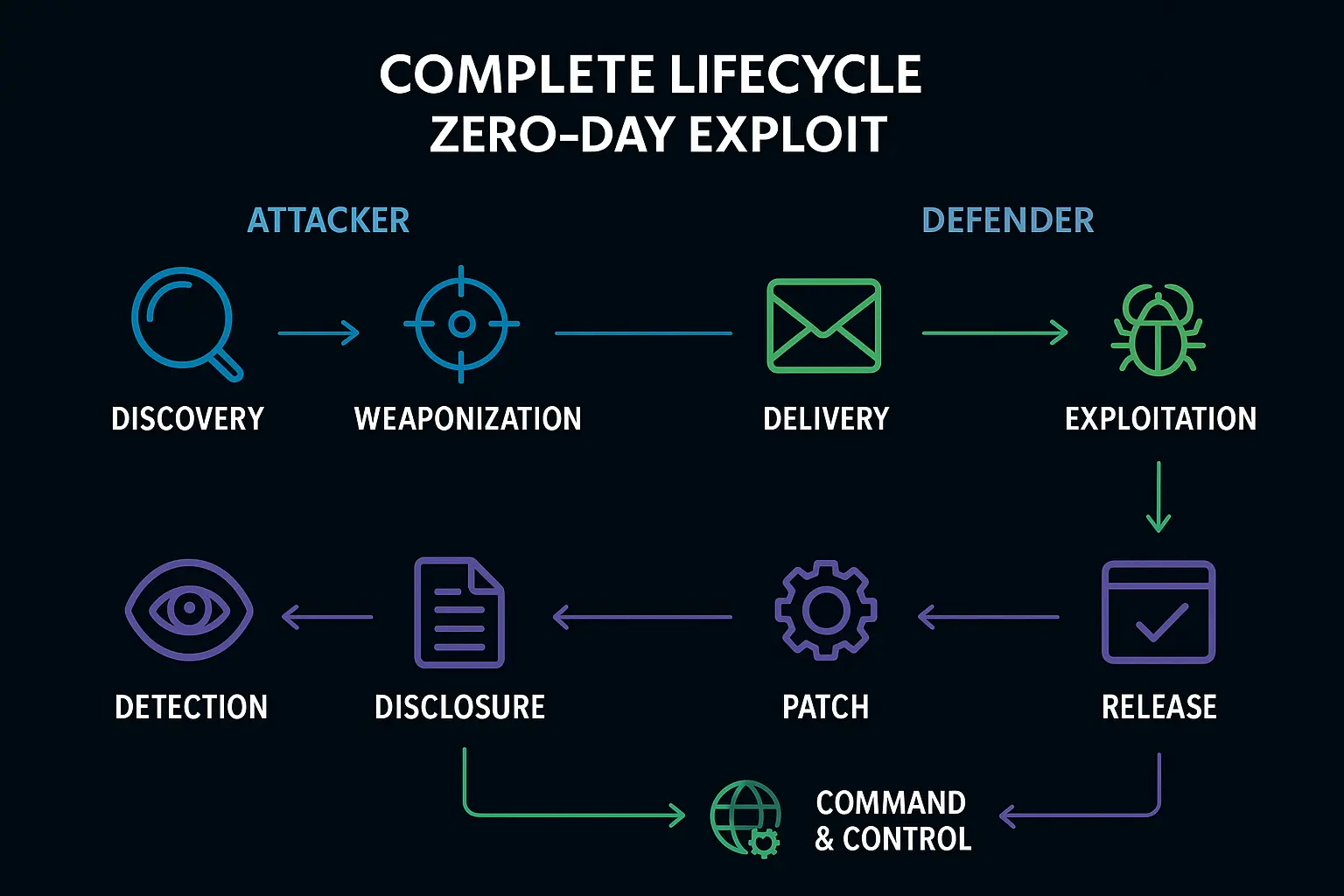 Zero-Day Attacks: How Hackers Exploit Unknown Vulnerabilities - Illustration